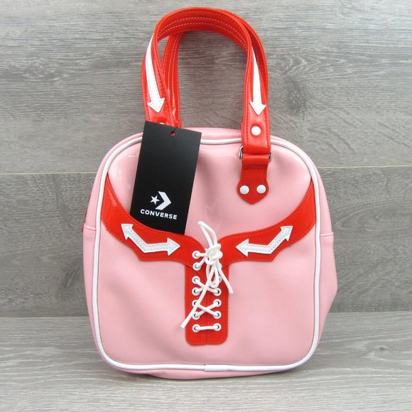 Converse x Mademe Purse Bag Pink Fiery Red NEW - Picture 2 of 15
